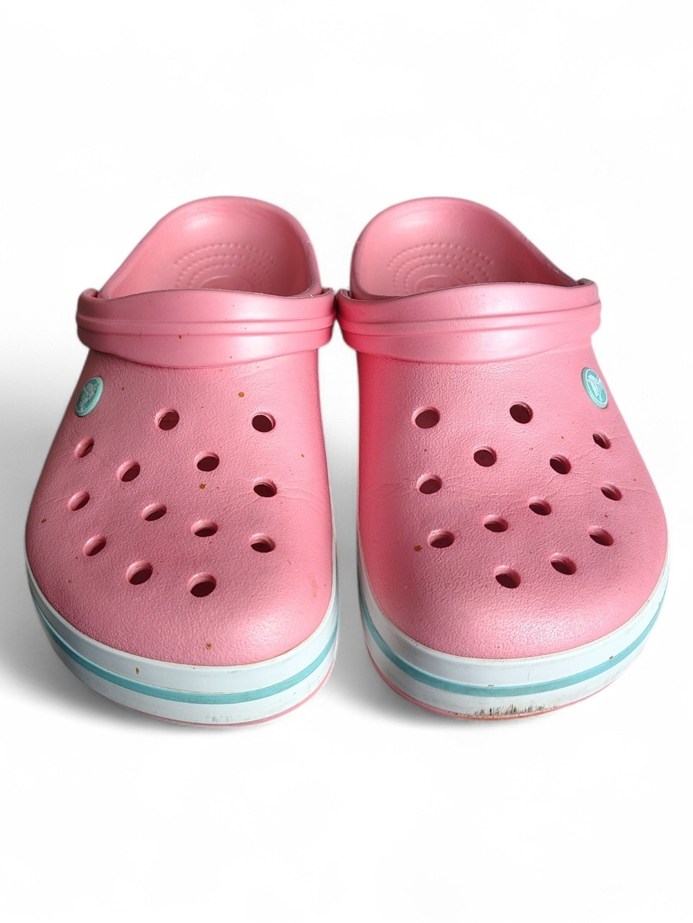 Crocs Crocband Slip On Clogs Cotton Candy Colorway Unisex Size M7 / W9 - Picture 9 of 11